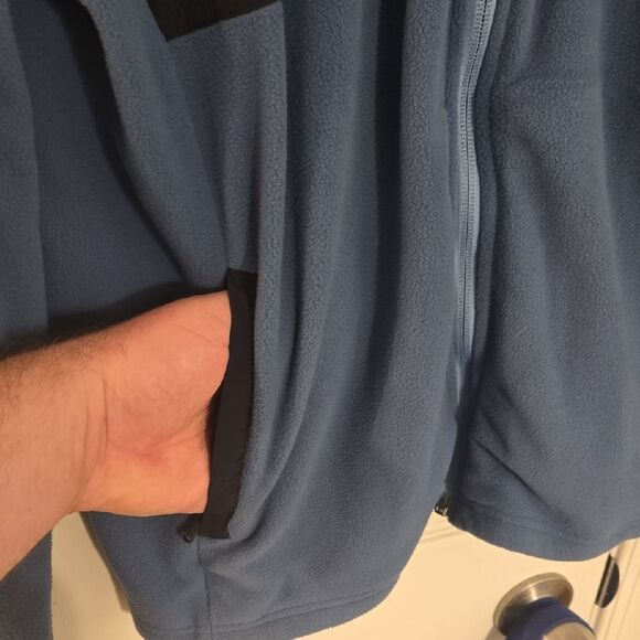 RLX Ralph Lauren Blue and Black Performance Fleece Jacket - Picture 6 of 8